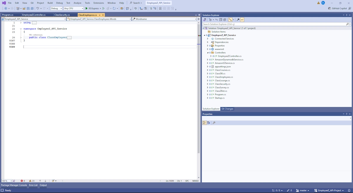 EmployeeZ Web API