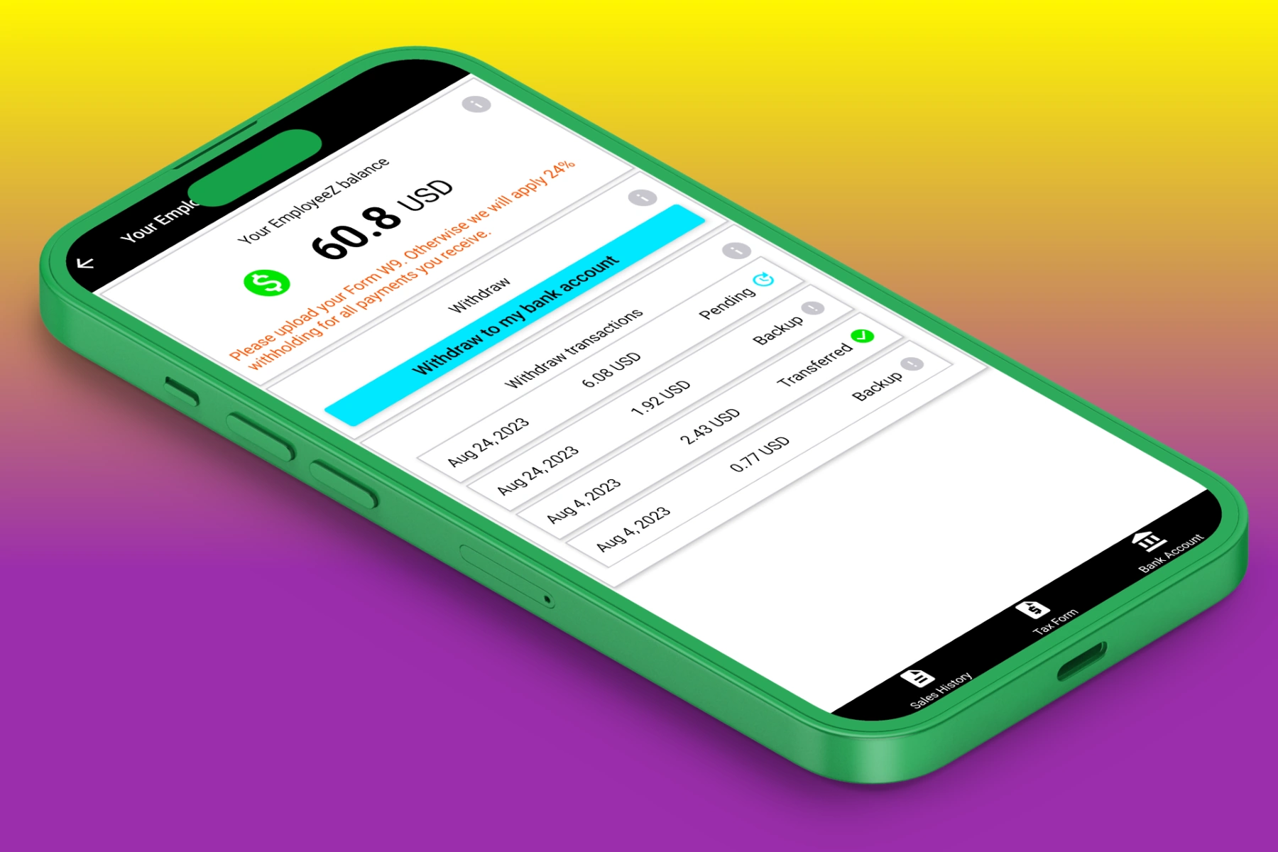 EmployeeZ Mercury Bank Integration