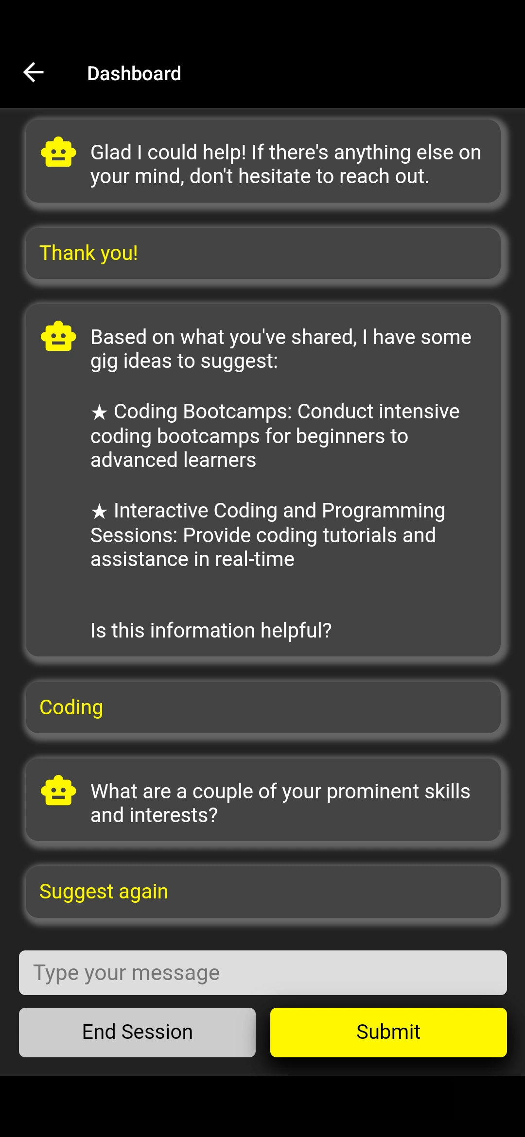 EmployeeZ ZBot Chatbot Development