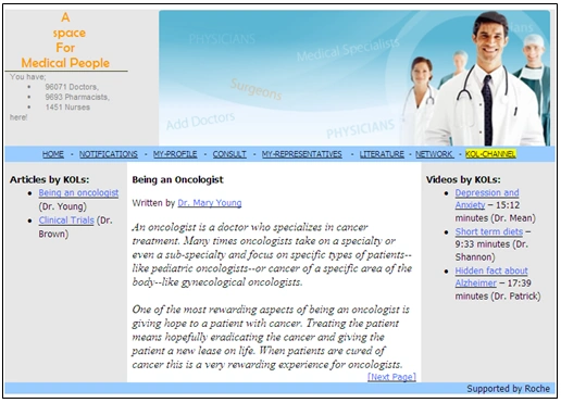 A Space for Medical People Project