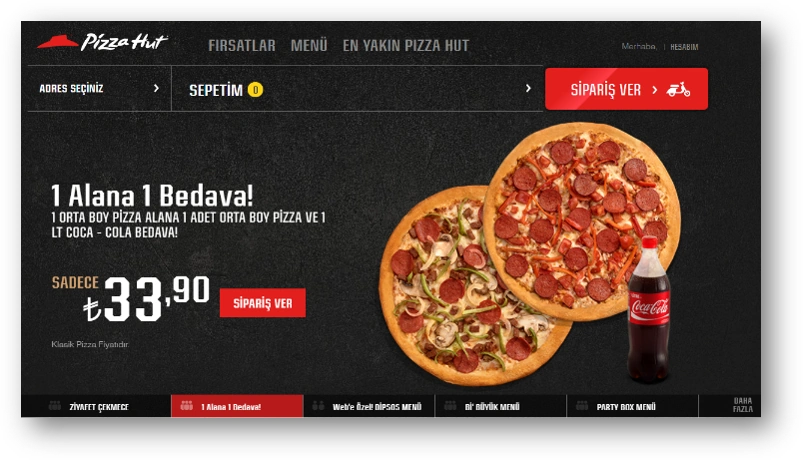 Pizza Hut E-Commerce Project